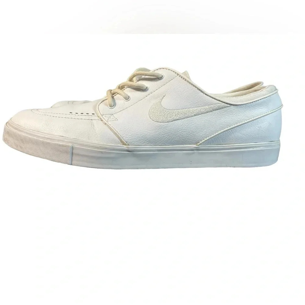 Nike SB Janoski RM White Canvas Skate Shoes Size 13